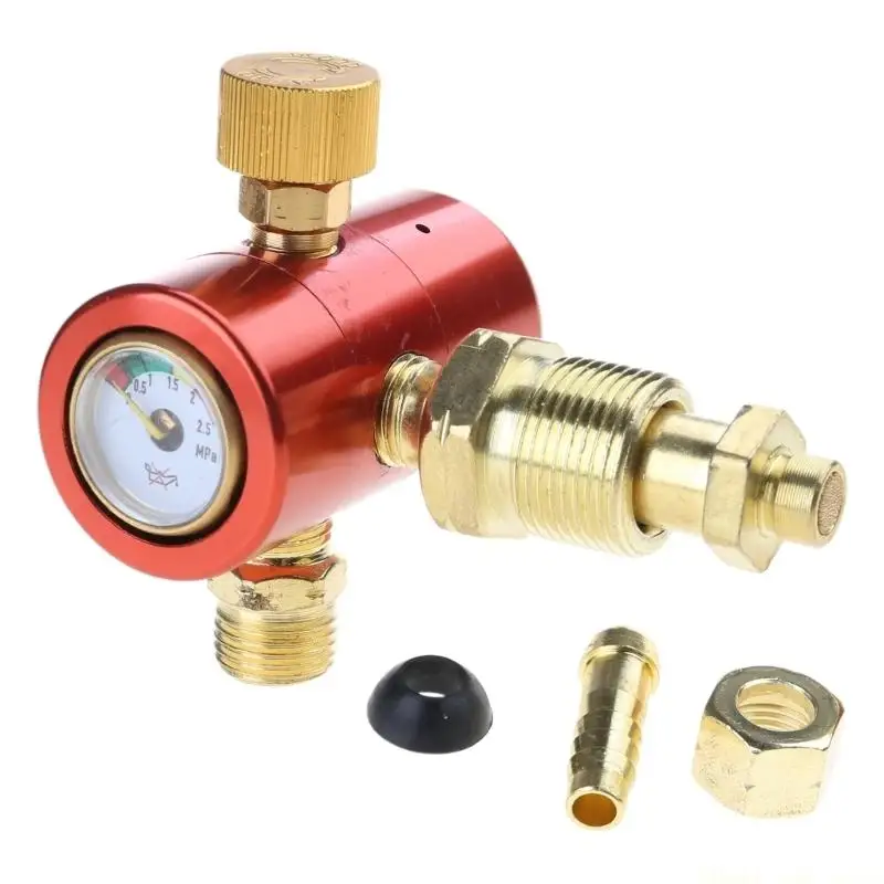 A2BE Multifunction Oxygen Propane Acetylene Regulator Easy Operate Pressure Meter Simple for Construction & Research Application