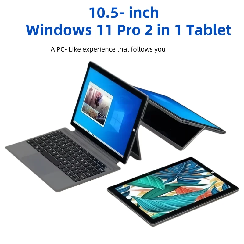 LPDDR3 12GB RAM 512GB SSD ROM 10.5 INCH Windows 11 Pro Tablet 64Bits Intel Core m5 CPU 1920*1280IPS Dual Cameras 2 x USB-A 3.0