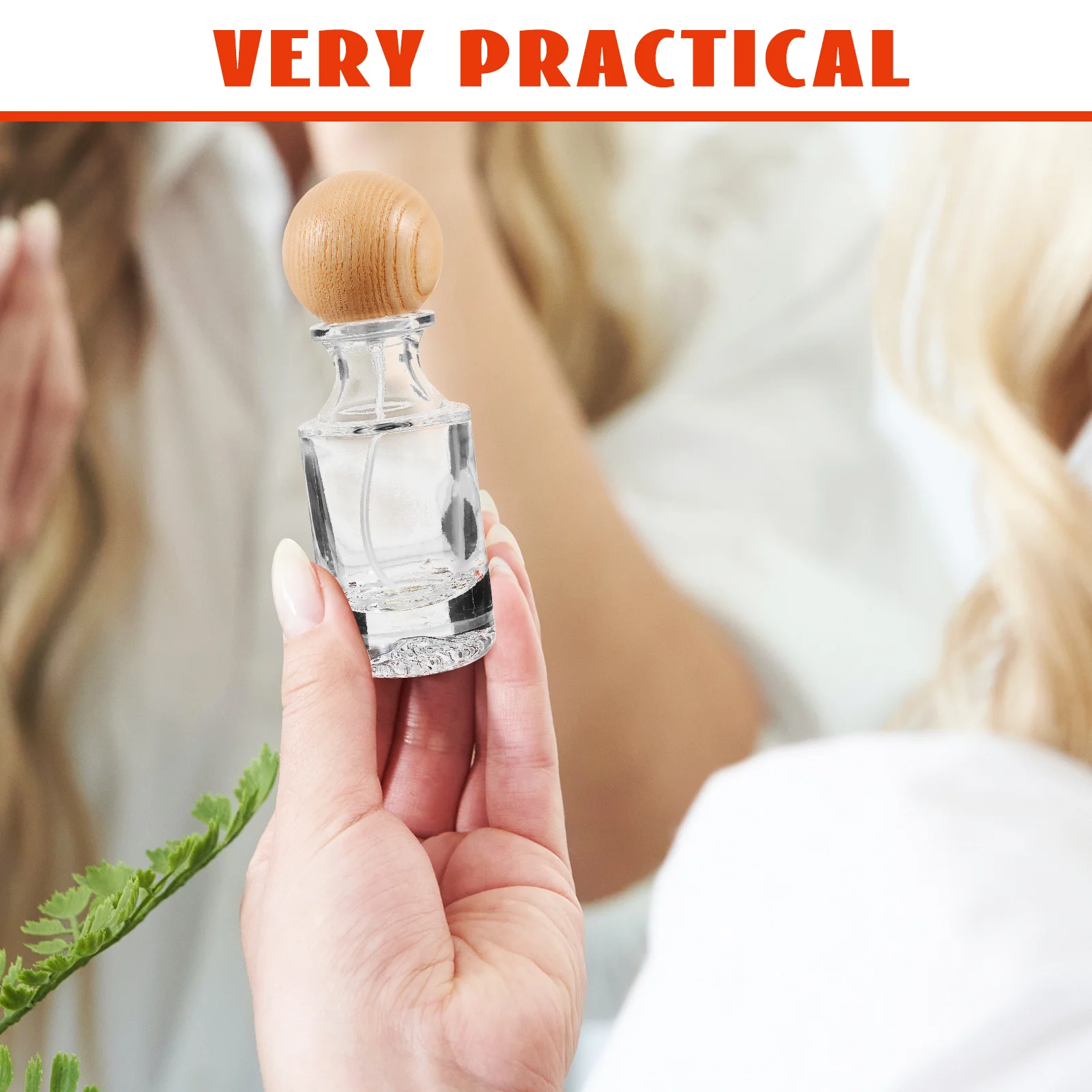 

2Pcs Perfume Travel Bottles Glass Essential Oil Containers Refillable Small Perfume Bottles for Liquids Fragrance Storage