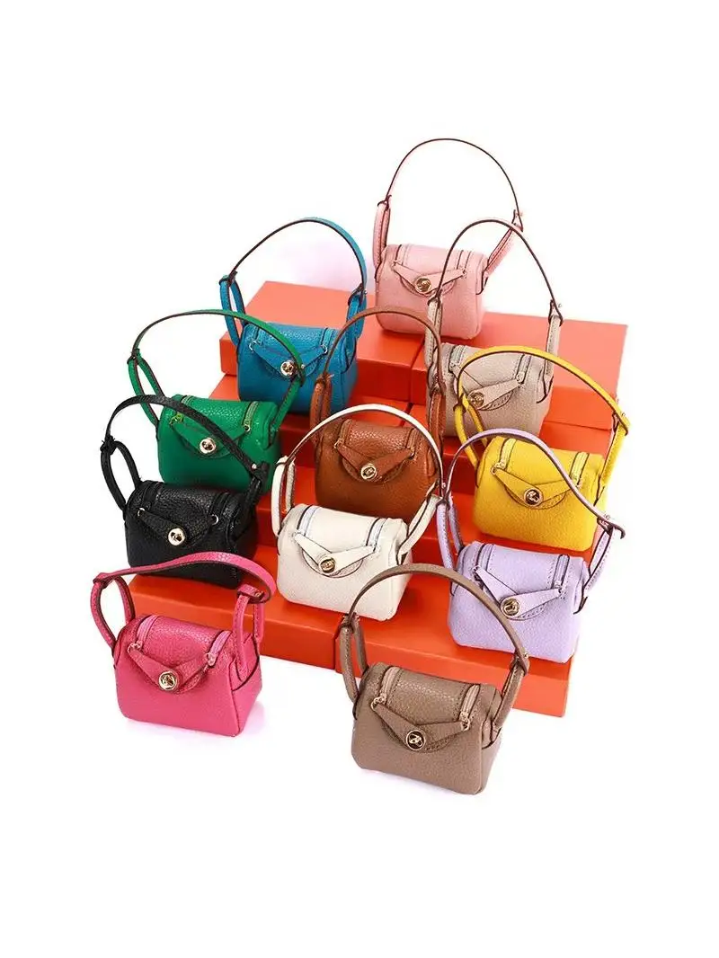 H Home Mini Bag Lindy Bag Pendant Cute Bluetooth Headset Storage Bag Protective Case Car Key Bag Charm Female