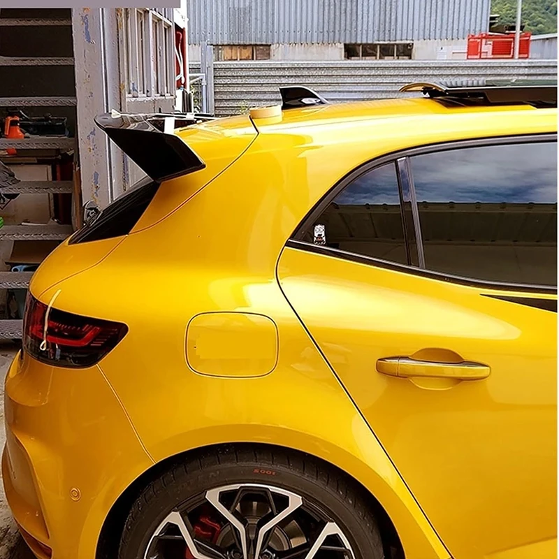 

For Renault Megane 4 MK4/2016-2025 Roof Spoiler Wing ABS Plastic Car Trunk Tail Lip Accessories Body Kit,Glossy Black