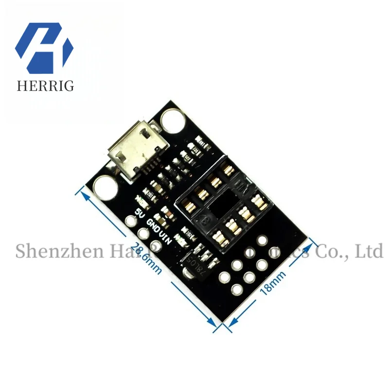 T42 ATtiny13A/ATtiny25 /ATtiny45/ATtiny85 pluggable development programming board