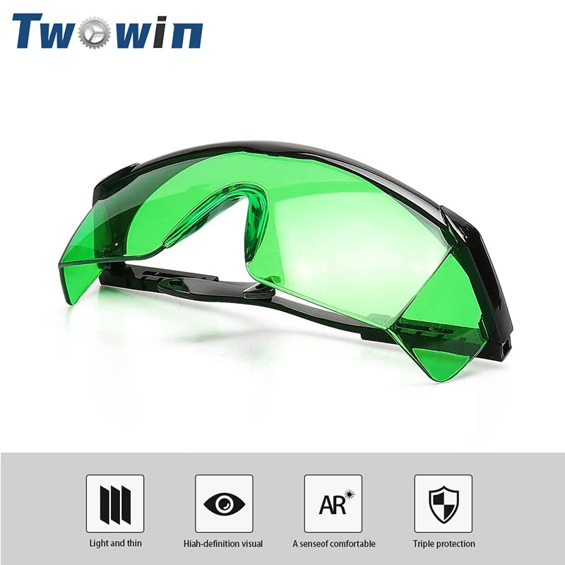 

405nm-450nm Laser Protection Goggles Green Safety Glasses Protective Eyewear Laser Machine Part For 3018 CNC Engraver