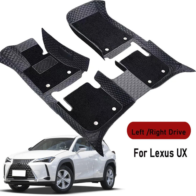 Car floor mats for Lexus UX 2019 2020 2021 2022 2023-2024 Customauto foot Pads automobile carpet cover interior accessories