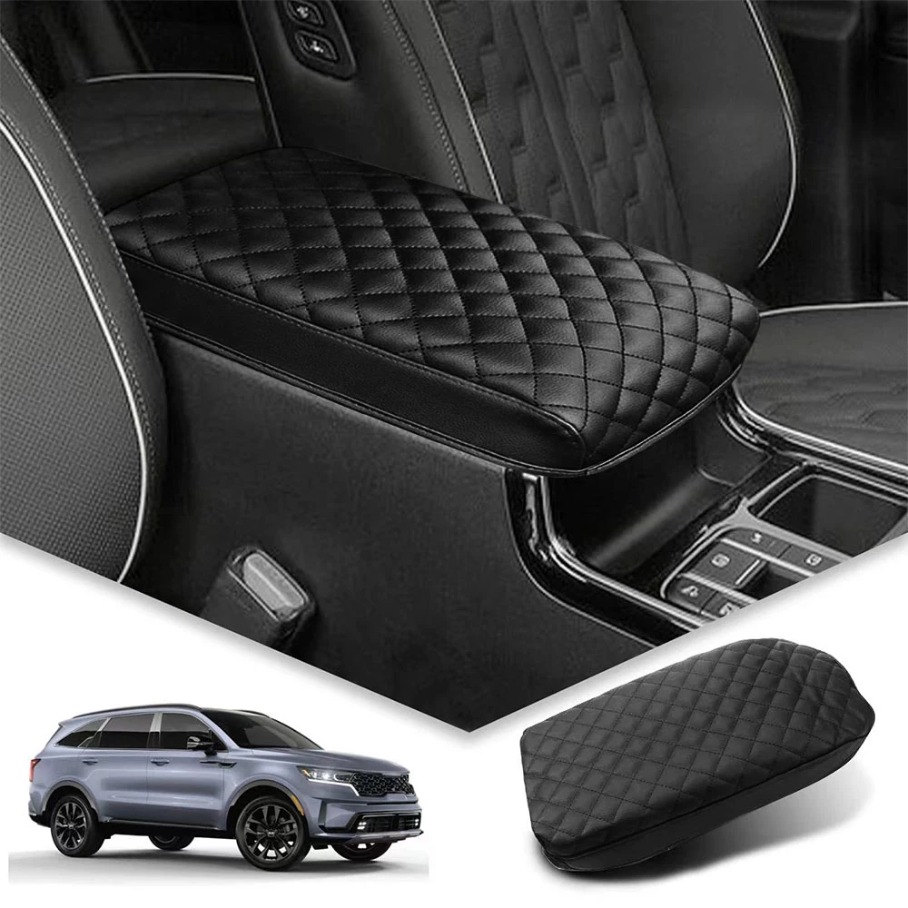 Car Armrest Box Cover for Sorento MQ4 2021 2022 2023 2024 Central Control Container Pad Auto Sorento MQ4 Accessories