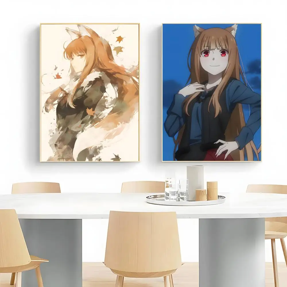 Pastoral Anime Spice and Wolf Poster Wall Art Print Decorative Mural Home Decor Gift Unframed