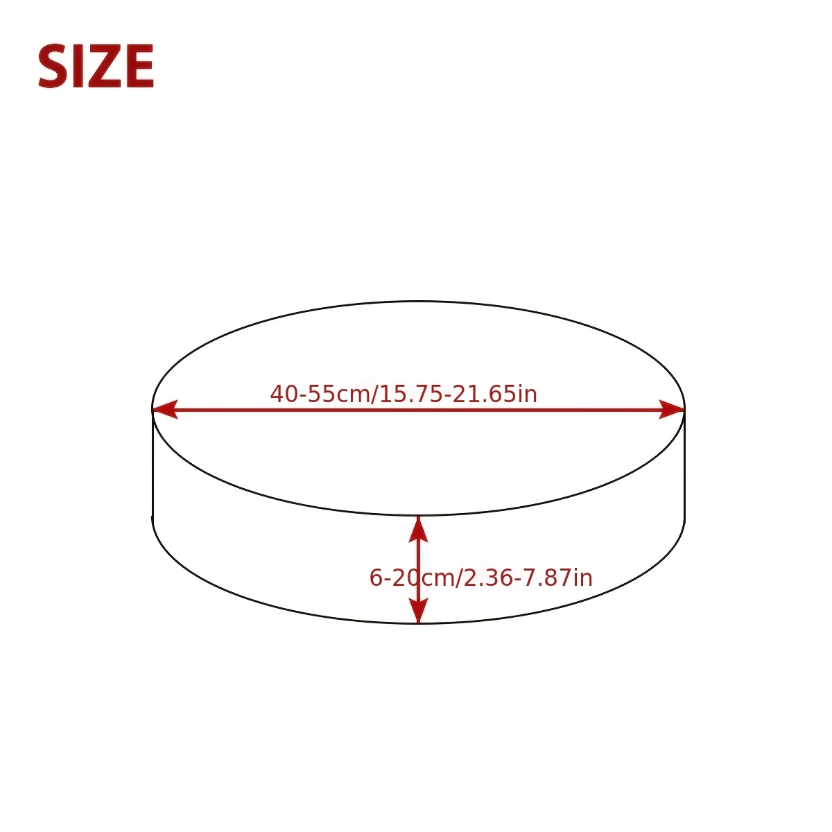 1pc Household/Hotel Stretch T-Shaped Jacquard Pouf Cover Round Stool Cover