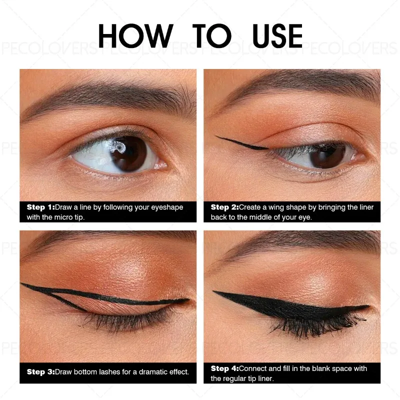 マルチカラーのリキッドアイライナー、メイクなしで速乾性、防水性と耐汗性、長持ちとナチュラル、アイコスメ