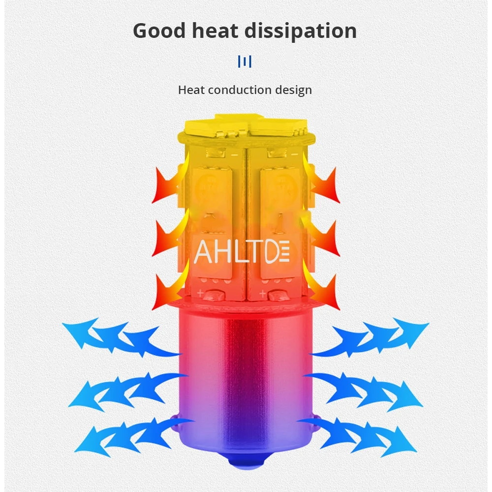 1PCS 1156 Additional Brake Reverse Car Led 5050 13SMD Packing Trunk Lamp Turn Signal Tail Bulb Auto Rear Instrument Width Lights
