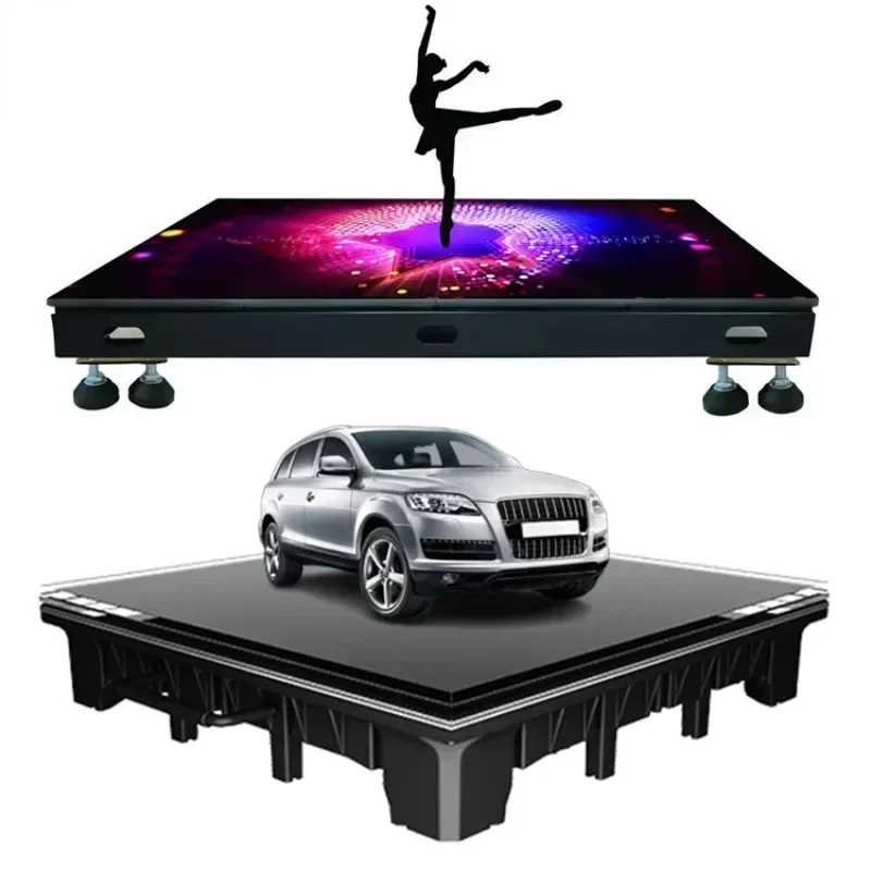 Digital Signage Advertising Panel Video Billboard Interactive Board Standing Tile Dance Mat LED Display Floor Screen