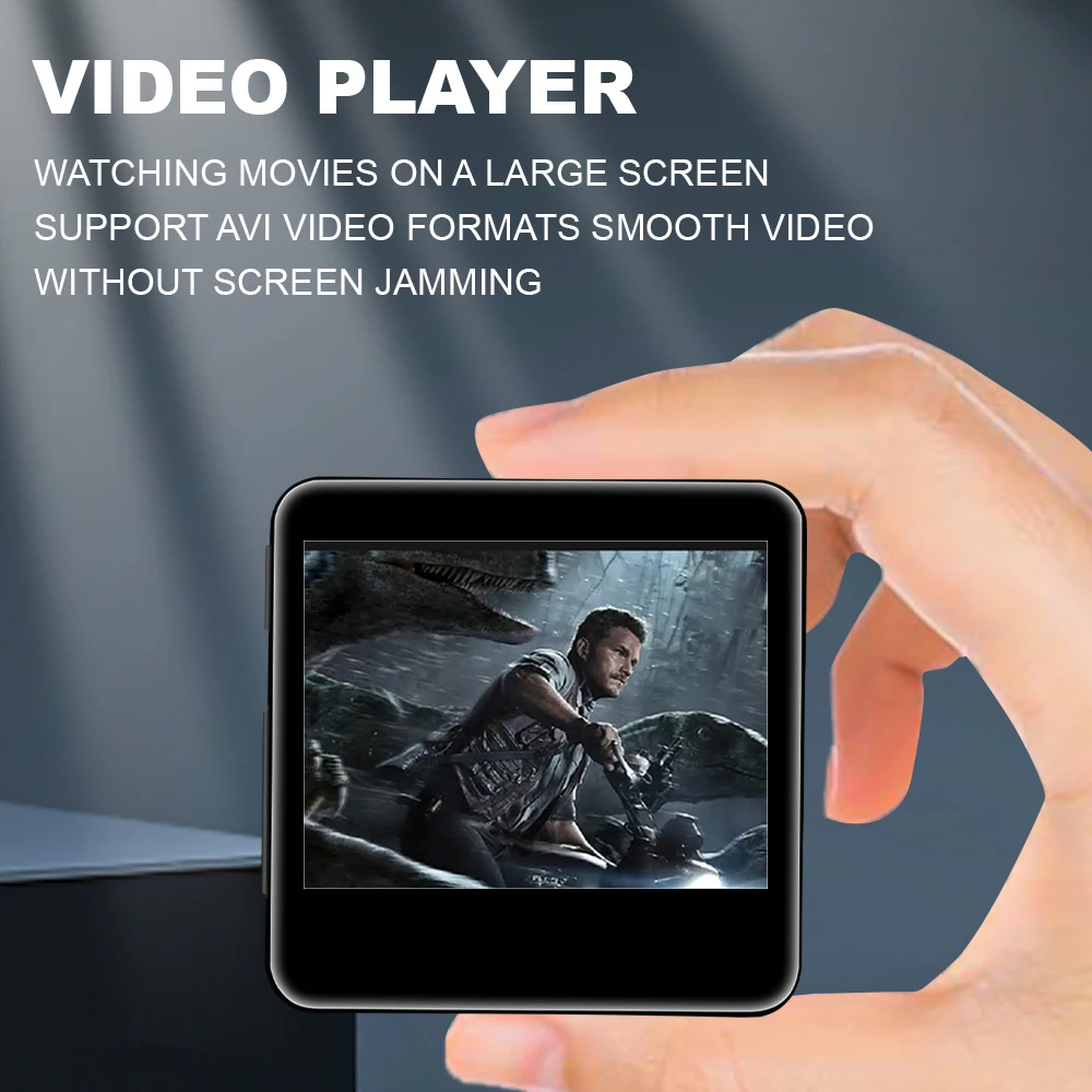 4GB 2.4 Inch Touch Screen Bluetooth 5.0 MP3 Player, HiFi Music Player with Speaker/FM Radio/Recorder/Ebook/Picture 2024 NEW