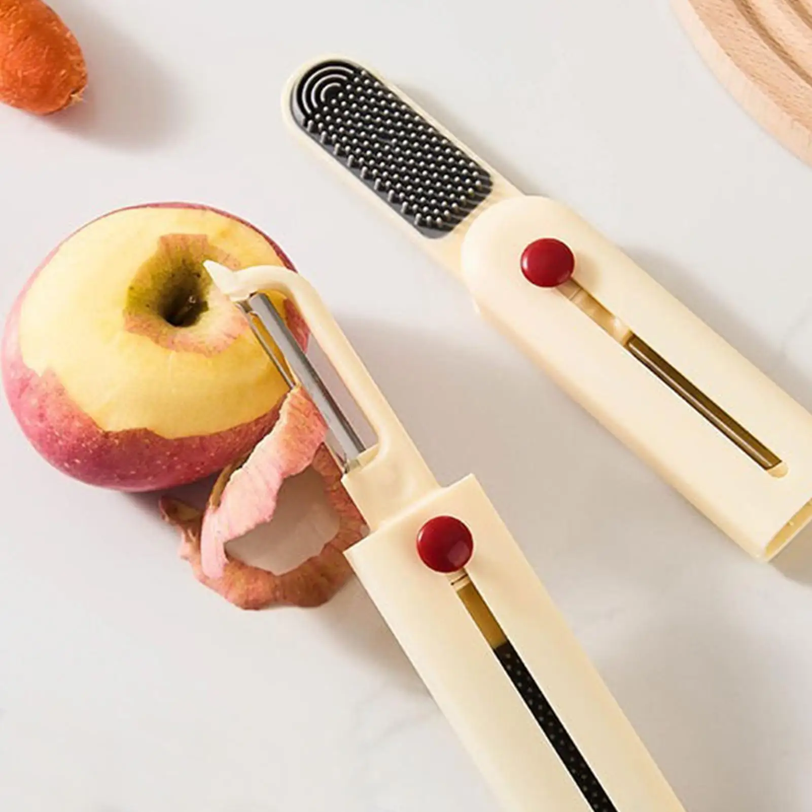 

Vegetable Peeler Stainless Steel Kitchen Gadgets Potato Vegetable Peelers Ergonomic Grip for Carrot Cucumber Fruit Food Meal