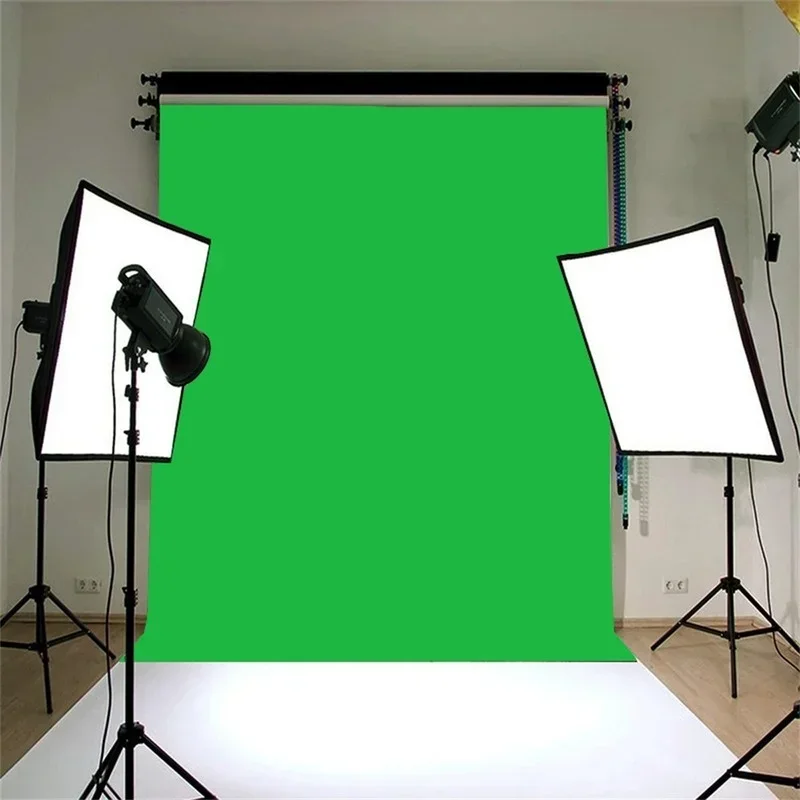 LATAR BELAKANG Fotografi Warna Solid Kain Lipat Foto Chromakey Non-woven Latar Belakang Hijau Layar Hijau Merah untuk Studio Video