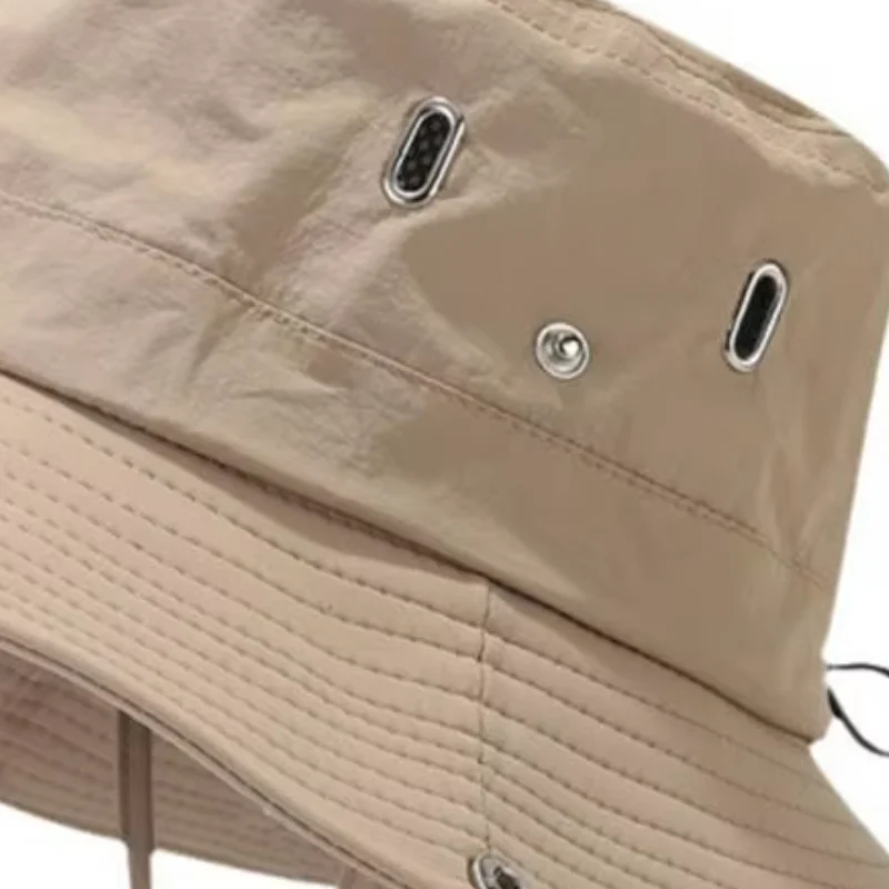 

Cowboy Style Sun Hat Large Brim Sun Protection Fisherman Hat, Face Shaping Outdoor Hiking Fishing Beach Hat for UV Block