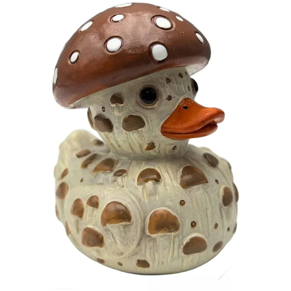 Resin Craft Duck Decor with Whimsical Vegetable and Animal Styling for Contemporary Holiday and Everyday Display