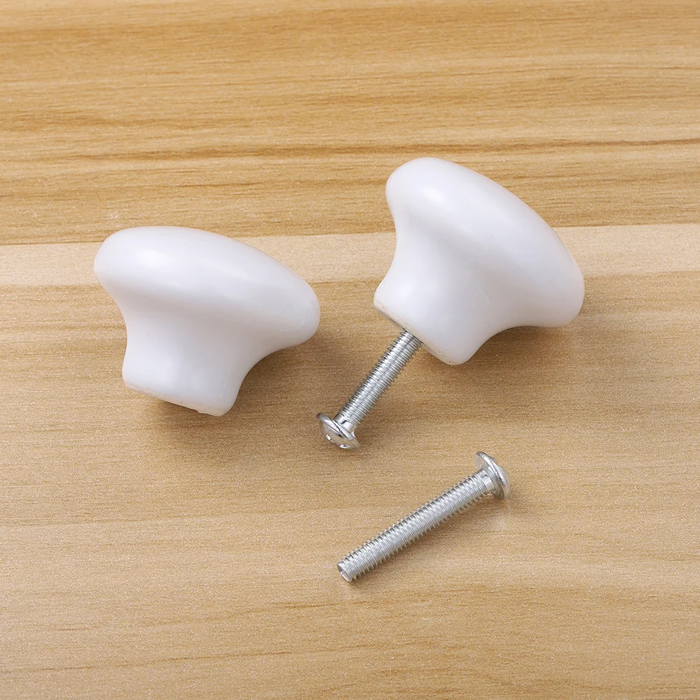 10Pcs Single Hole Ceramic Knobs Stylish Cupboard Door Handles for Furniture Drawers Wardrobes Drawer Knob Cabinet Knob