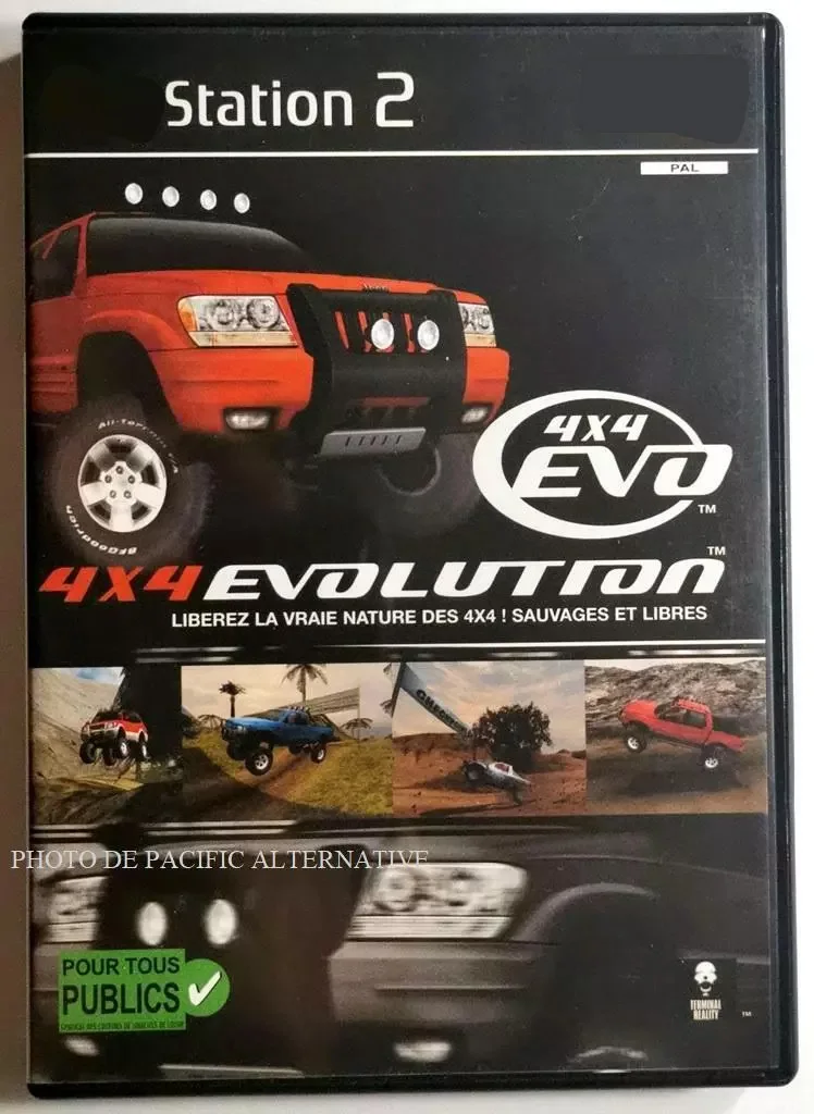 Ps2 4x4 Evolution mit manueller Kopie Disc-Spiel entsperren Konsolen station 2 Retro optischen Treiber Videospiel maschine Teile