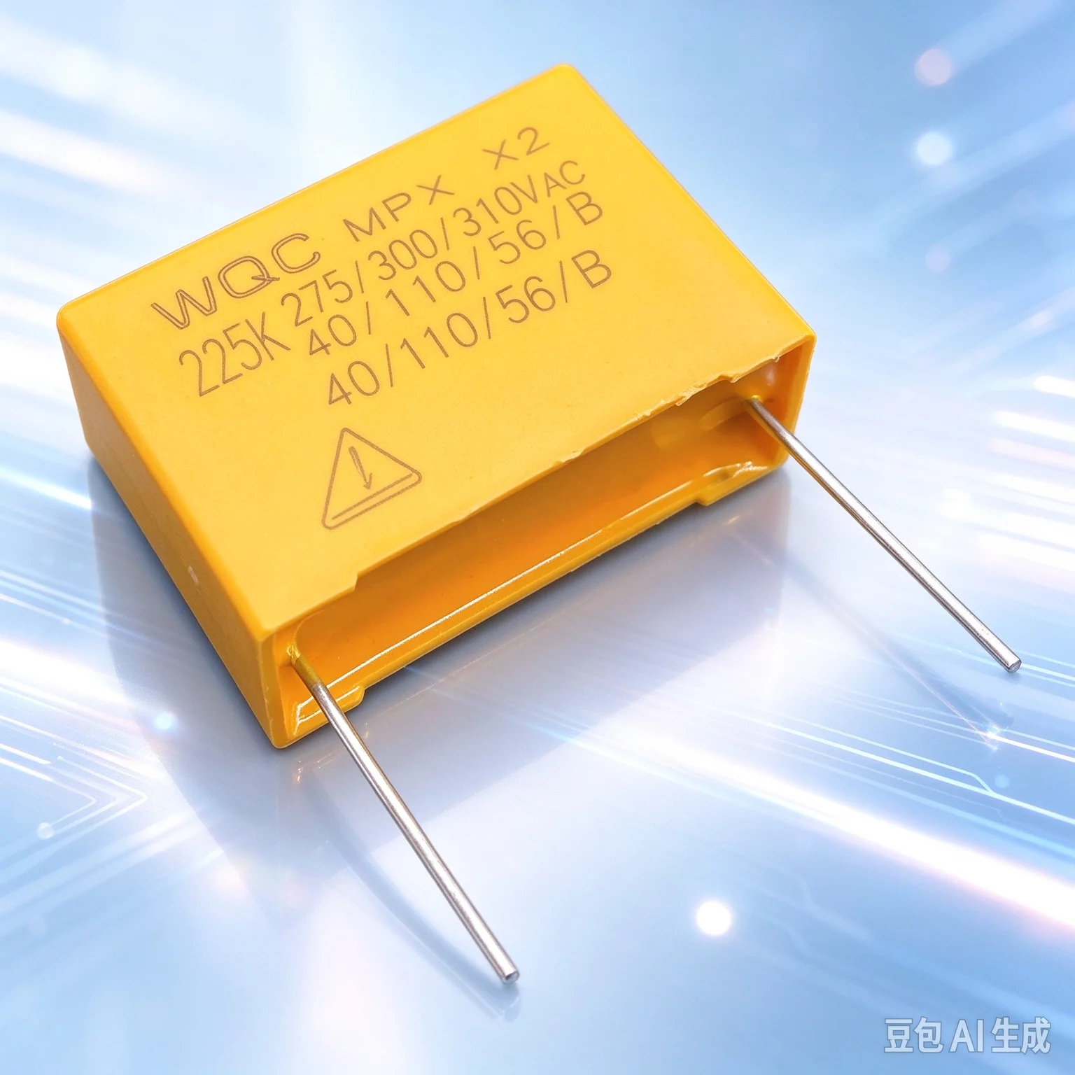 For WQC MKP 225 2.2uF 2u2 275V 310V X2 Safety Capacitor P27.5 Replace Faratronic  100pcs