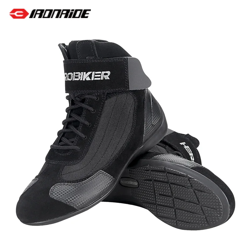 

Motorcycle Summer Shoes Off-road Motorcycle Boots Anti-drop Wear-resistant Breathable Carbon Fiber Locomotive Riding Shoes