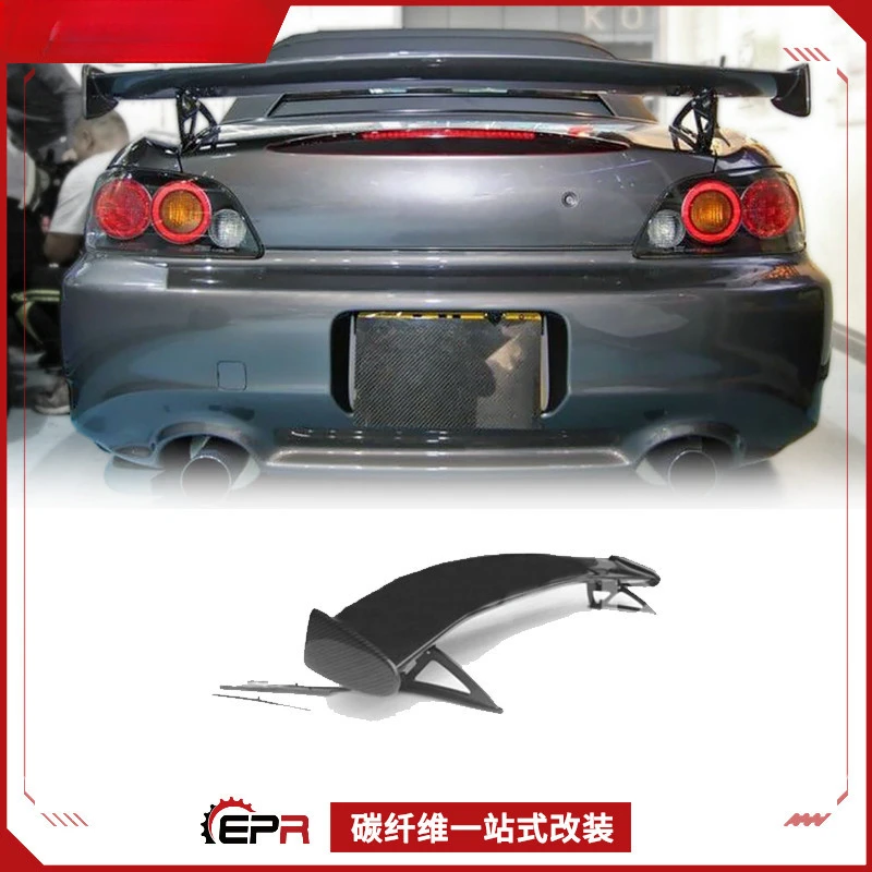 

For Honda S2000 Carbon Fiber MUG Large GT Fixed Wing Spoiler - Unlimited Style
