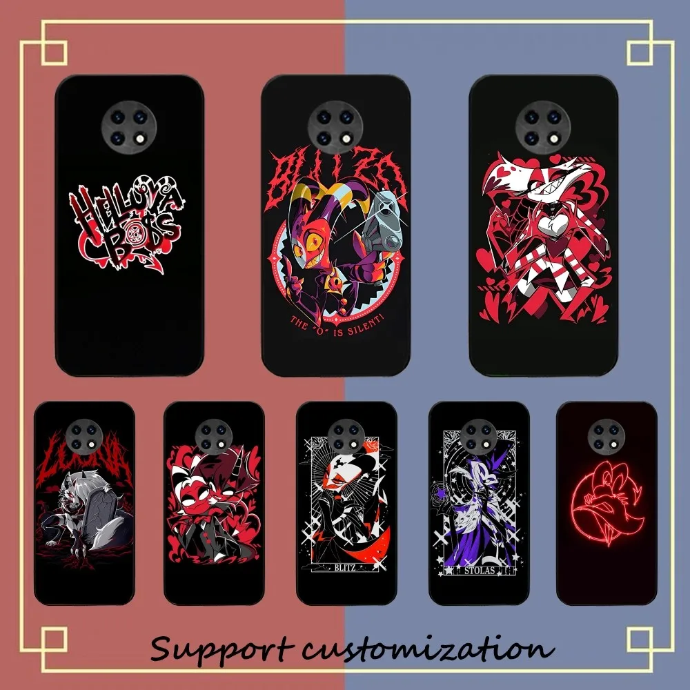 H-Helluva B-Boss Cartoon Phone Case For Redmi Note 4 X 5 A 6 7 8 T 9 9S 10 11 11S 11Epro Poco M3 Pro