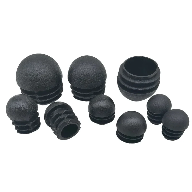 8Pcs Round Steel Pipe Chair Leg Caps Anti-Scratch Silent Floor Protectors Dustproof Decorative for Tables Chairs Home Office Use