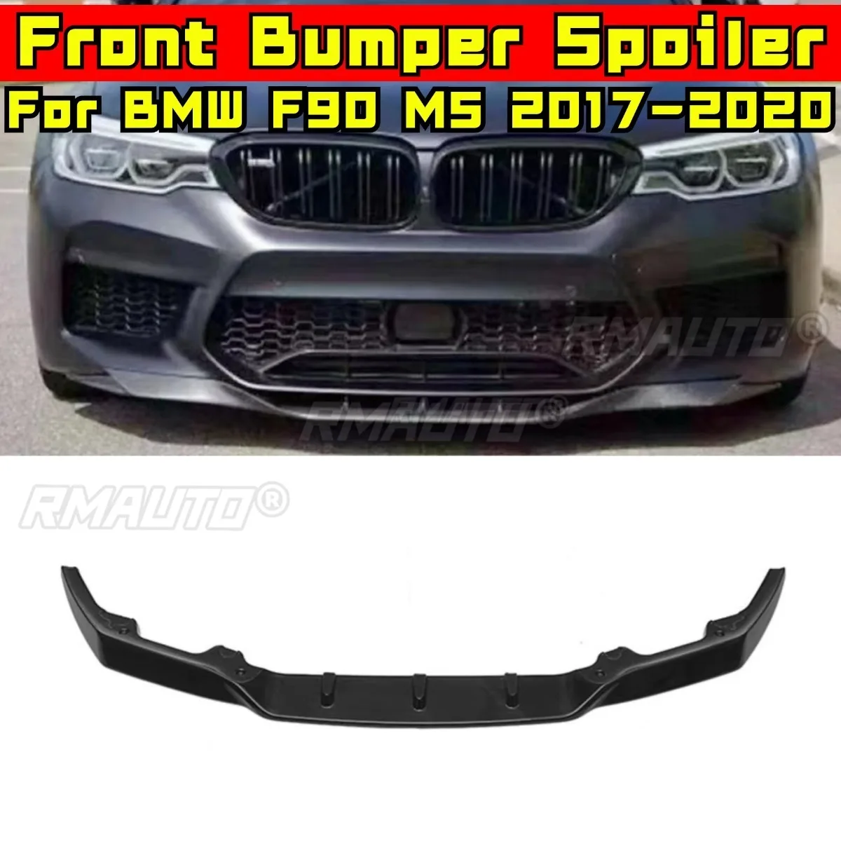 

Car Front Bumper Spoiler Lip Diffuser Modification Part For BMW F90 M5 2017-2020 Bumper Guard Protector Cover Accessories