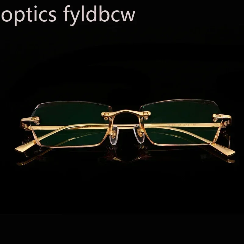 Reading Glasses Blue Light Blocking Men Titanium Vision Aid Senior Outdoor Frameless Lightweight Comfortable Durable Flexible