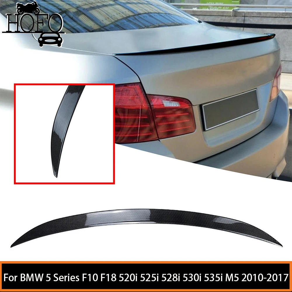 

For BMW 5 Series F10 F18 520i 525i 528i 530i 535i M5 2010-2017 Rear Spoiler Wing Trunk Lip Tail Trunk Spoiler Tuning Accesssorie