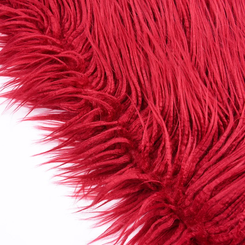 

1yard Imitation beach wool fabric Faux fur plush radish silk pillow toy sofa home textile fabric for patchwork