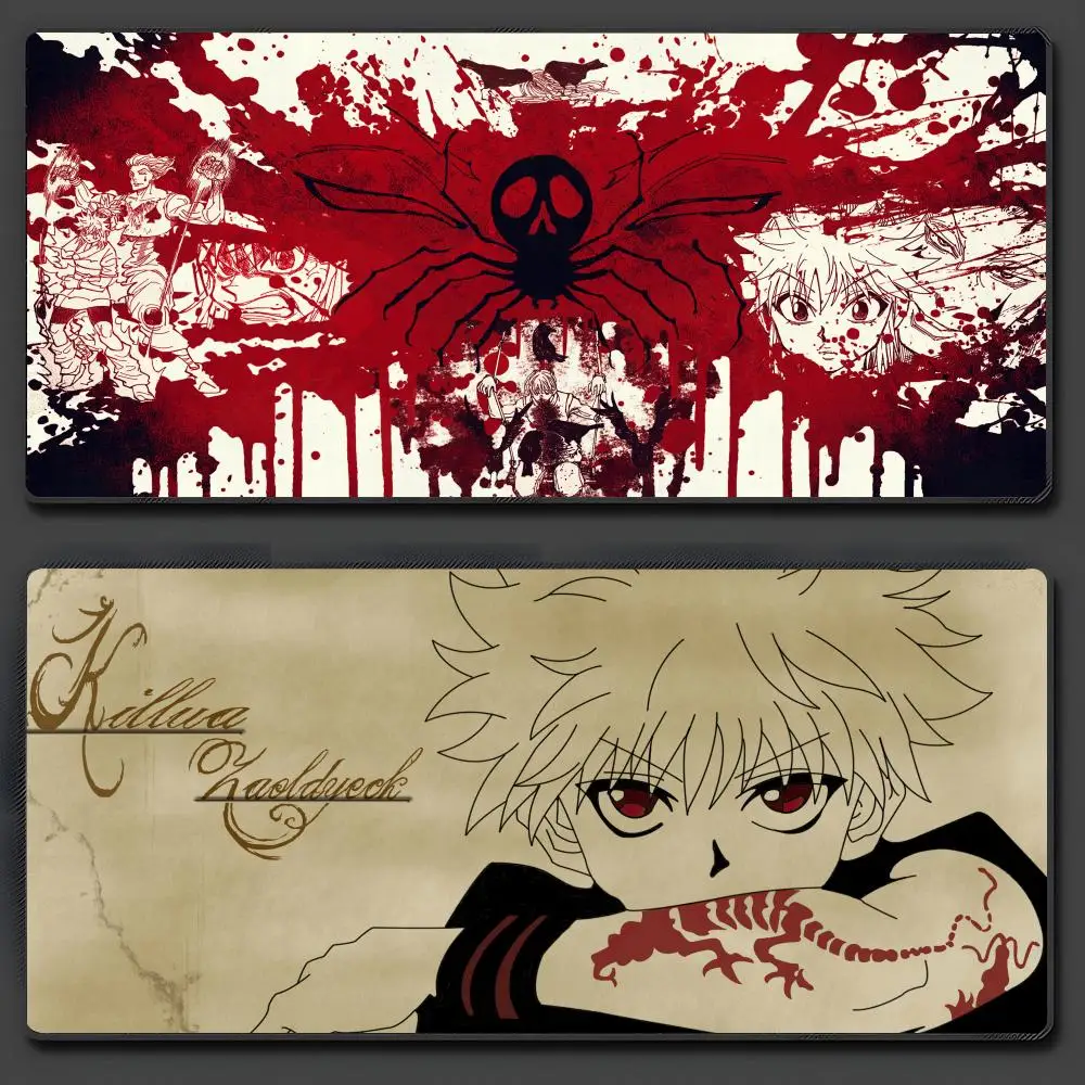 Hunter X Hunter Mouse Pad Large Anti-Slip Rubber Gaming MousePad Durable Desk Pad Thick Seam Edge Suitable For Office And Gaming