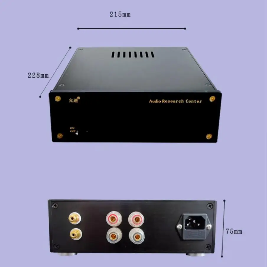 TDA7293 2.0 channel Stereo 2X100W home HIFI audiophile with Bluetooth power amplifier for desktop HIFI amplifier