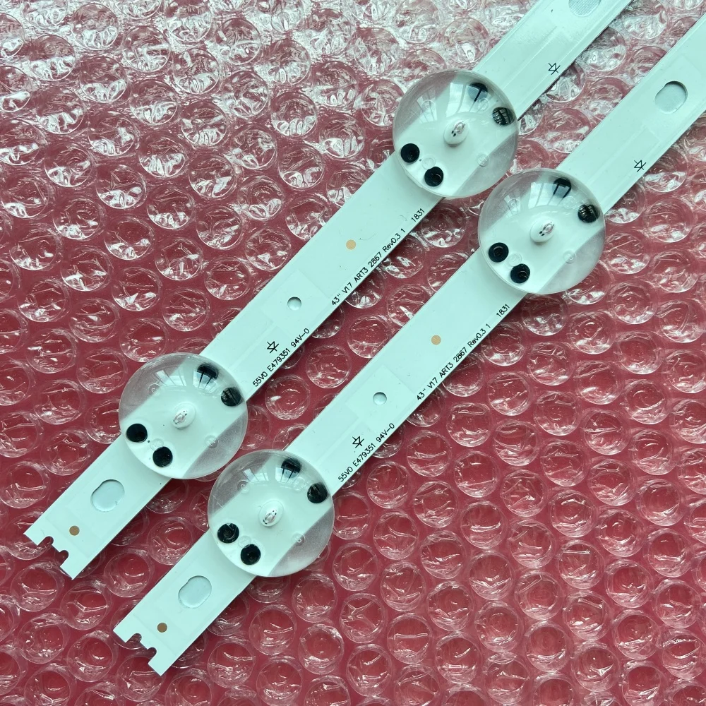 TVs LED Band array For  43UJ6500-CB 43UJ6500-CD 43UJ6500-JD 43UJ6500-UB LED Bar Backlight Strip Line LC430DGG-FKM3 Ruler Tapes