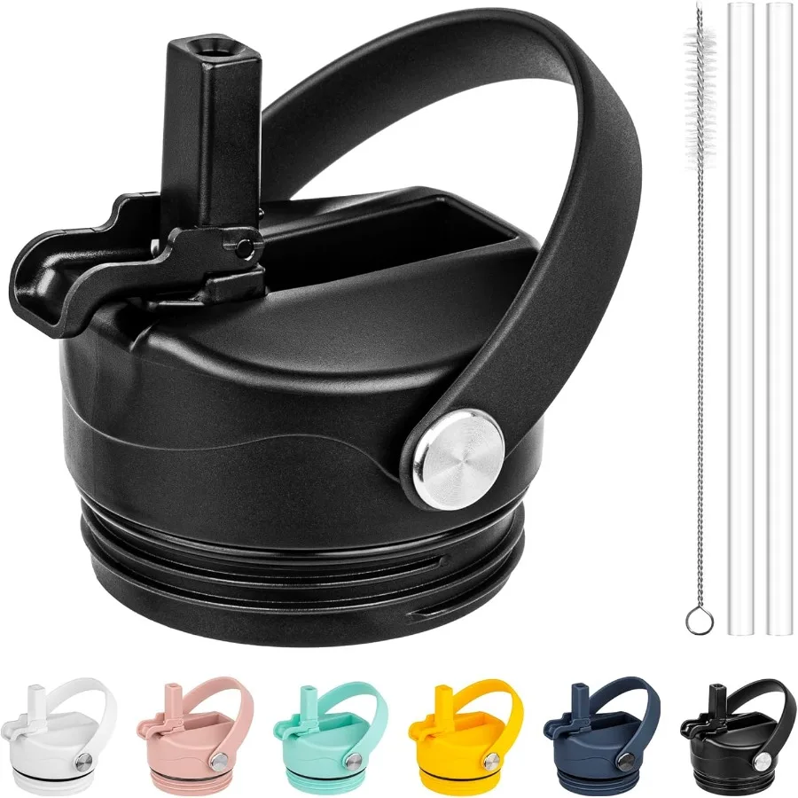 

Соломенная крышка для бутылки с водой Rambler 12, 18, 26, 36, 64 унции, сменная соломенная крышка с соломинкой для бутылки Rambler, пылезащитная крышка, гибкая