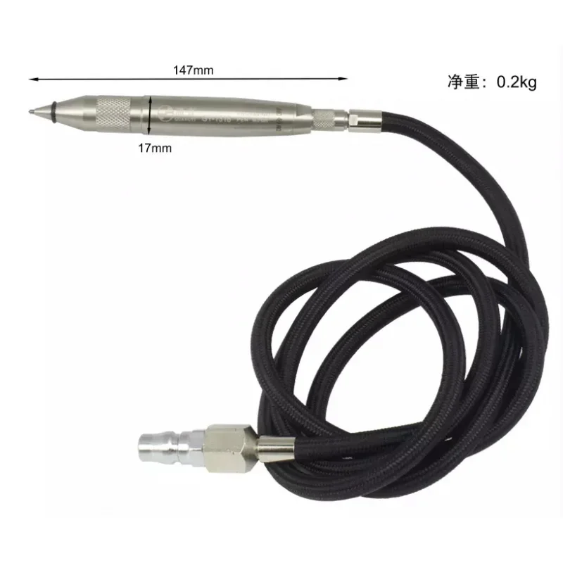 

GY-1318 Pneumatic Air Scribe Air Engraver Tool 112L/Min Pneumatic Engraving Pen with Hose