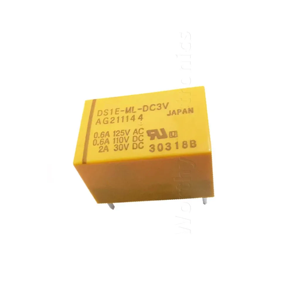 

Free shipping 10pcs/lot DS1E-ML-DC3V 5PIN Relay