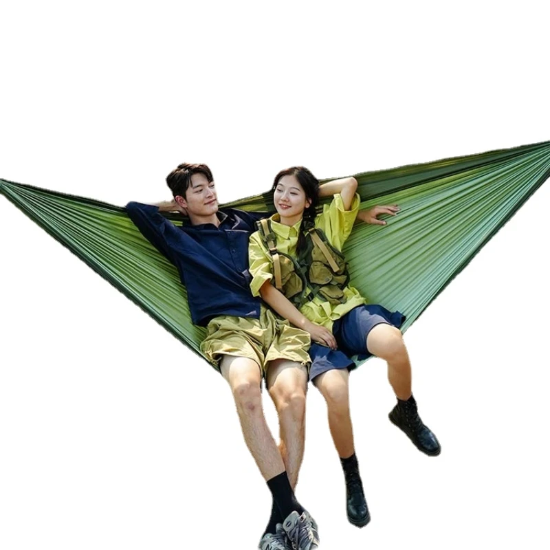 PQF Hammock Outdoor Swing Anti-Rollover Children Outdoor Adult Fall off Bed