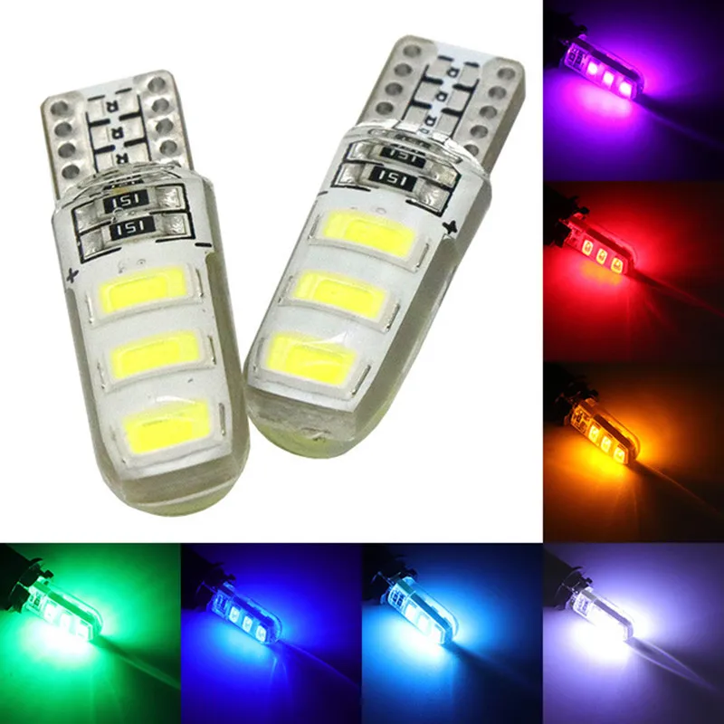 

CANBUS T10 W5W 194 LED Bulb 5630/6SMD 12V Silicagel Super Bright Car Dome Reading Clearance Light License Plate Lamp Turn Signal