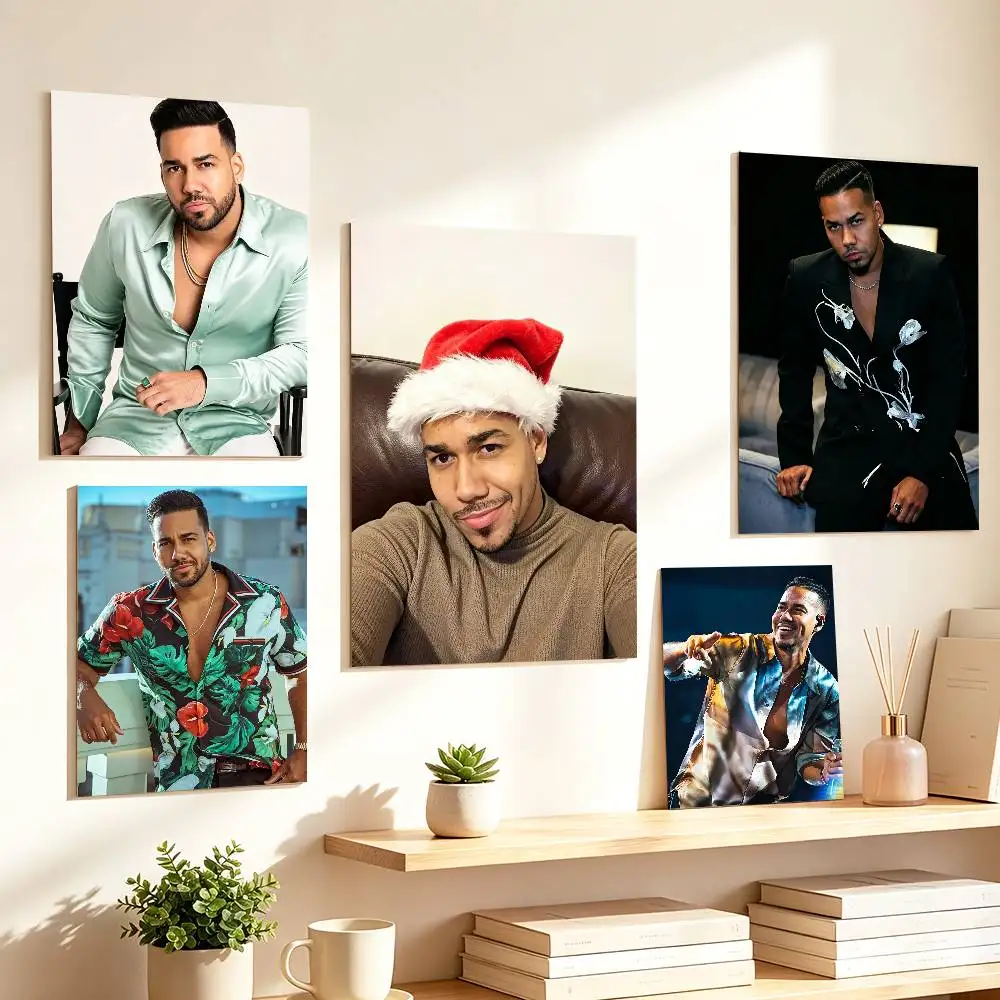 UsLatinArtist-Romeo S-Santos   Poster HD Self Adhesive Waterproof Wall Art Ideal for Home Office Dorm Gift