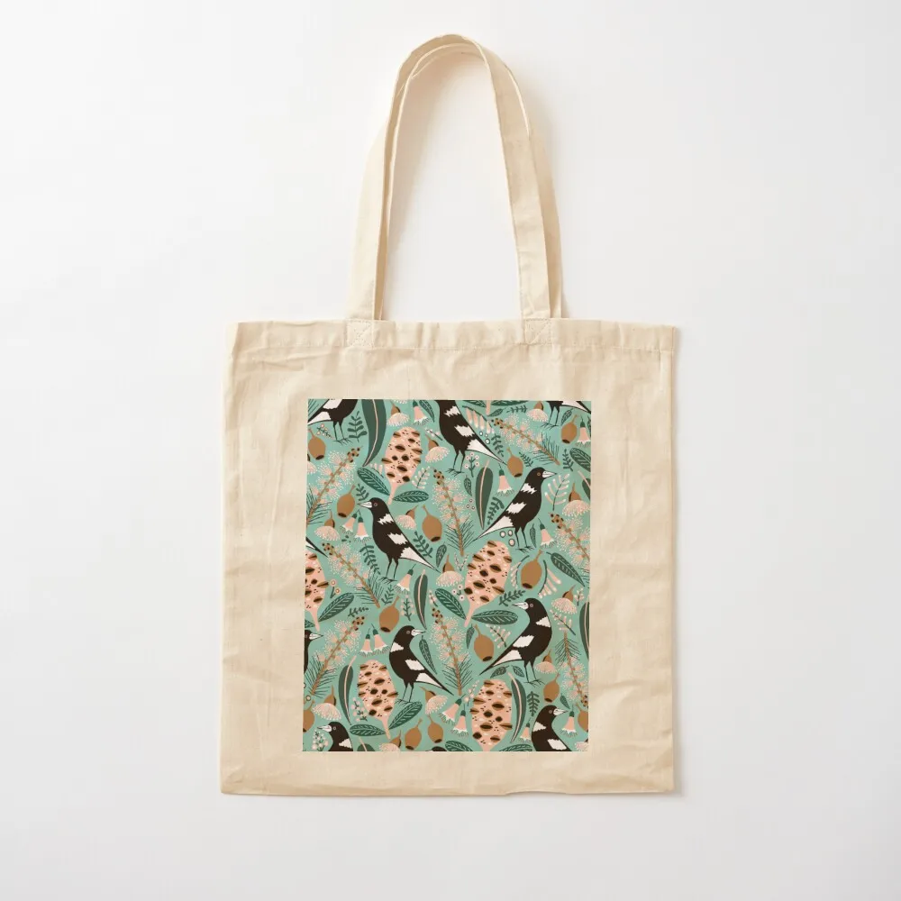 

Australian bush magpies Tote Bag bags luxury women Fabric bag Women's beach bags Canvas Tote Bag