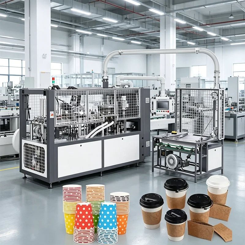 Fully Automatic Paper Cup and Plate Making Forming Machine for Disposable Tableware Production Line