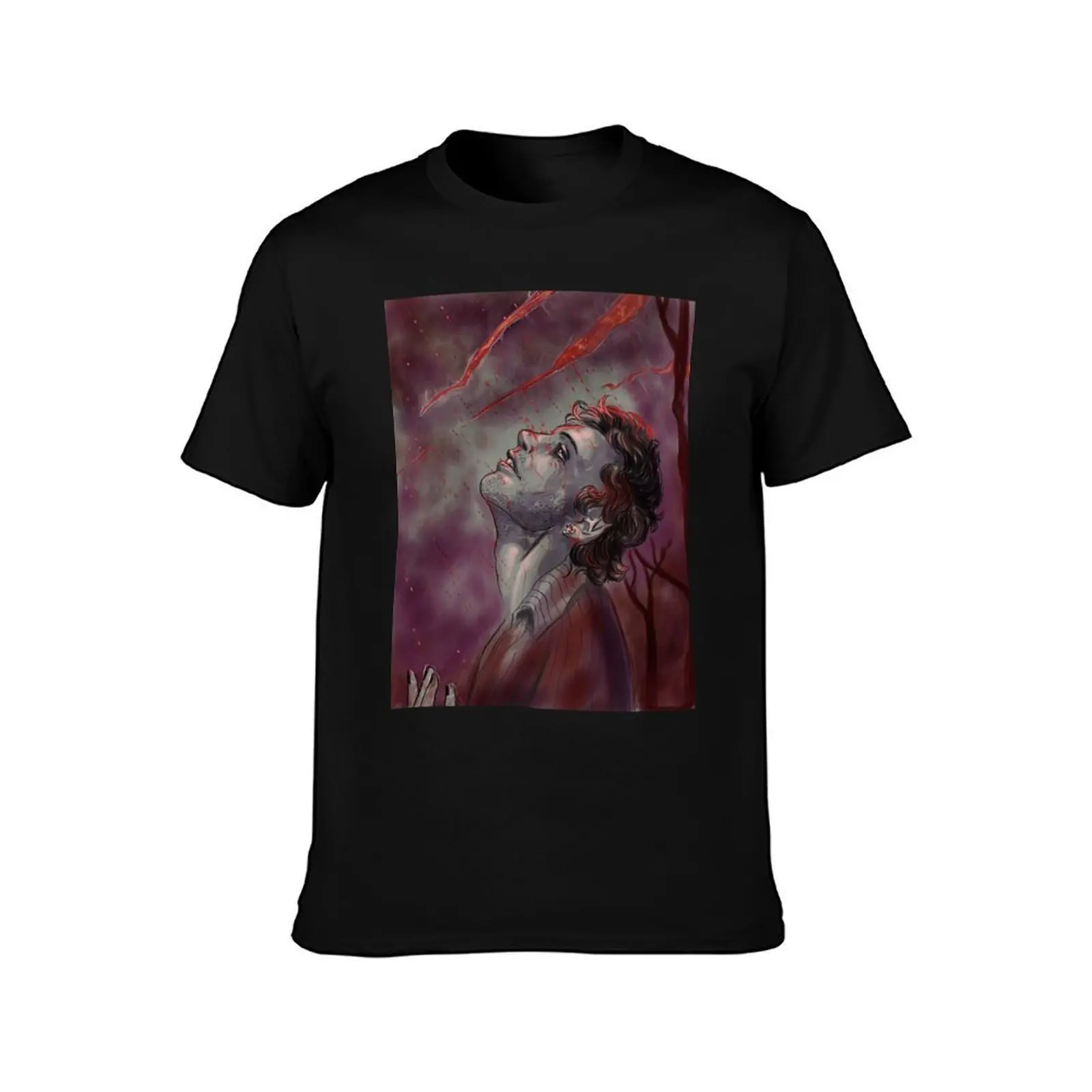 Bleeding sky T-Shirt Casual Loose Fit Summer Tee Shirt T-Shirt