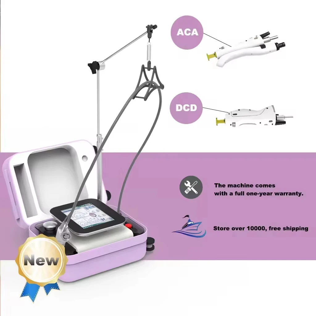 Portable Nd Yag Green Gemstone Laser Hair Removal Fiber-coupled Diode Laser Machine Portable Hair Removal Device