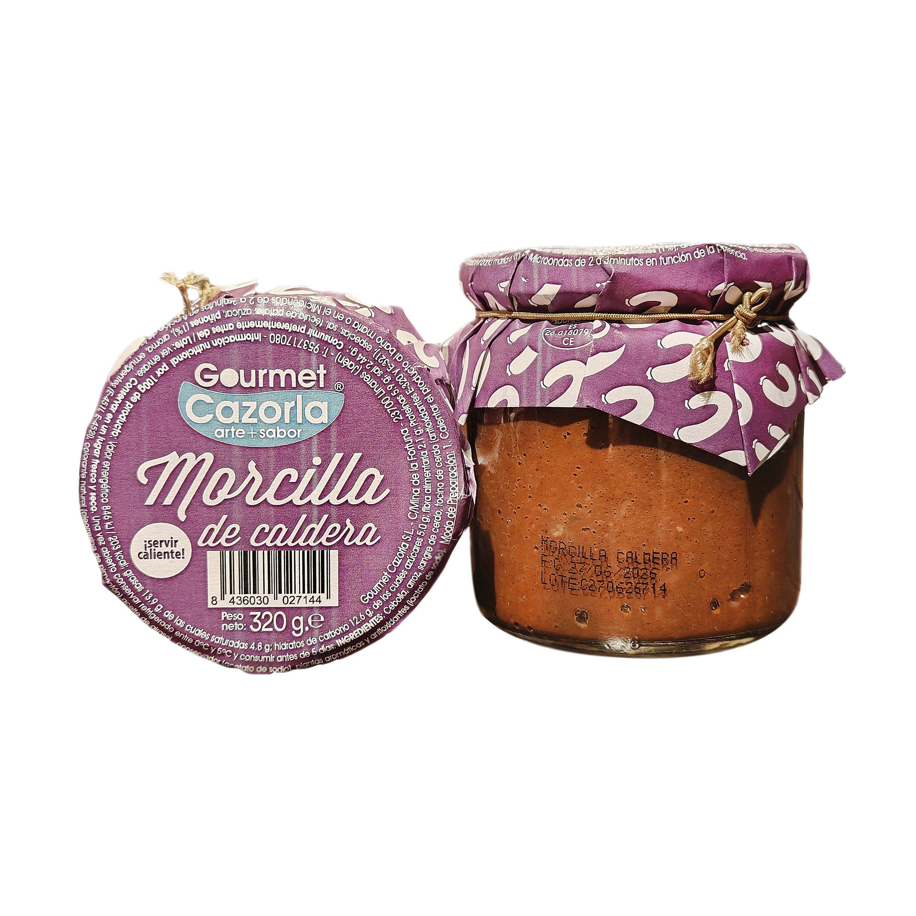 Morcilla de caldera de Gourmet Cazorla (Pack de 2 unidades)
