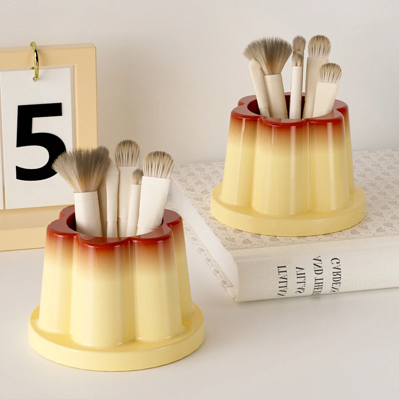 

Creative Pudding Pen Holder Cute Pudding Pen Holder Birthday Gift Creative Desktop Girl Heart Small Ornament Office Best Gift