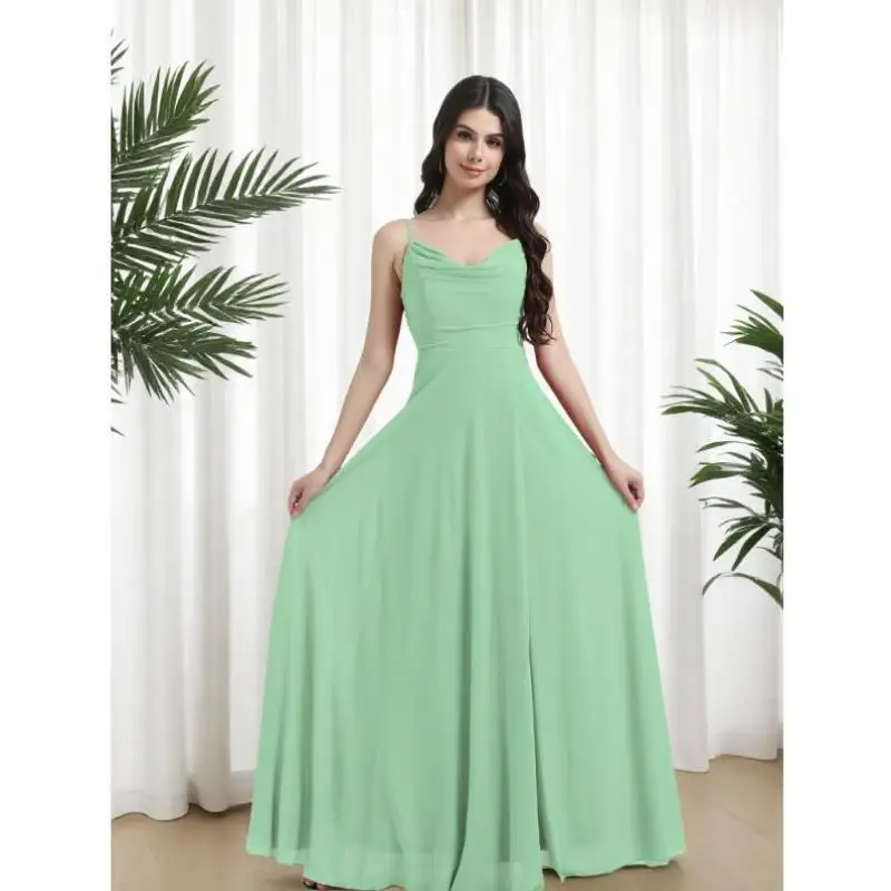 Novo vestido de dama de honra cleanfit h versão 00% material de linho tee-quarter sve ciwalk adequado para mulheres de meia-idade