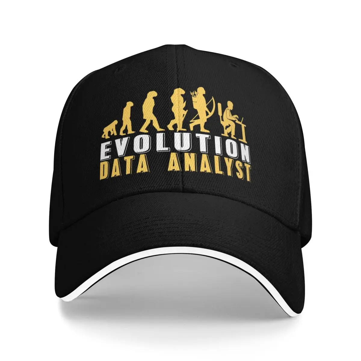 Baseball Caps Evolution Of Data Analyst Graphic Female Male Outdoor Summer Hats