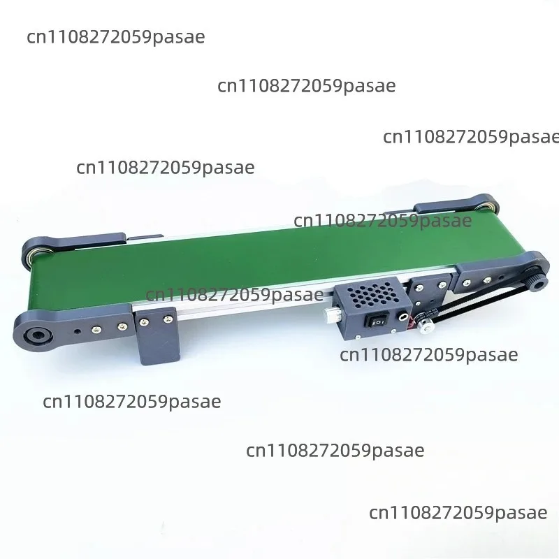PP Plastic Unidirectional Speed Adjustable Electric Desktop Conveyor Belt Technology Production Elevator Model Friction Device