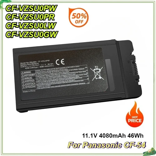 CF-VZSU0PR CF-VZSU0PW CF-VZSU0LW CF-VZSU0GW nueva batería de ordenador portátil para Panasonic CF-54 Toughbook 11,1 V 4080mAh 46Wh