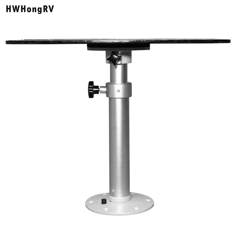 HWHongRV RV marine  Marble outlook design Table Top made of the aluminum and the plastic with RV telescoping table leg